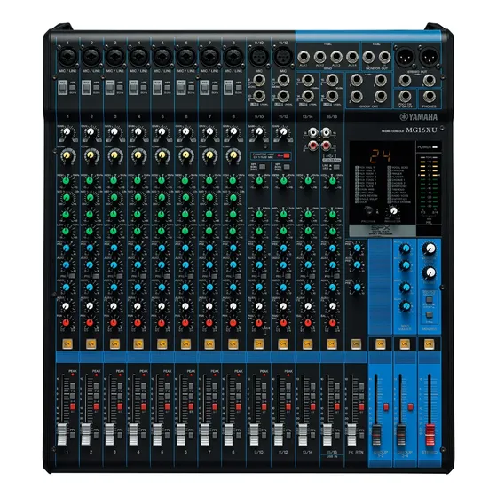 Consola Yamaha Pasiva 16 Canales Mg16xu  Nuevo Original