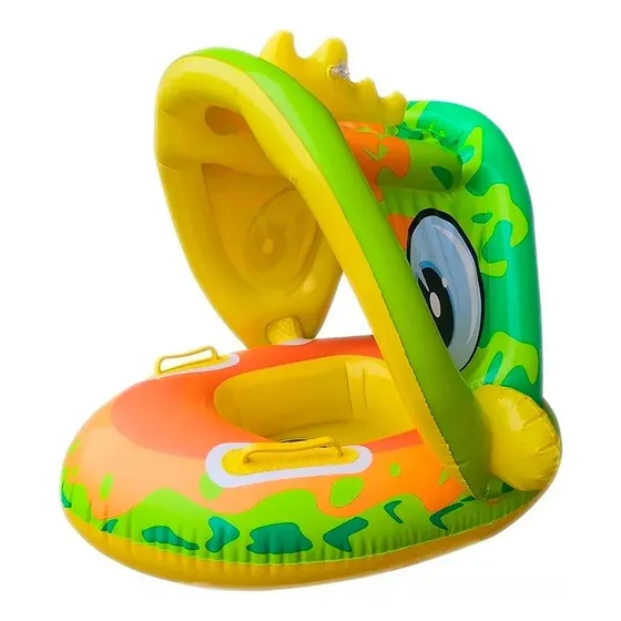 Flotador Bebés Inflable Techo Sombrilla Piscina Color Niñ0