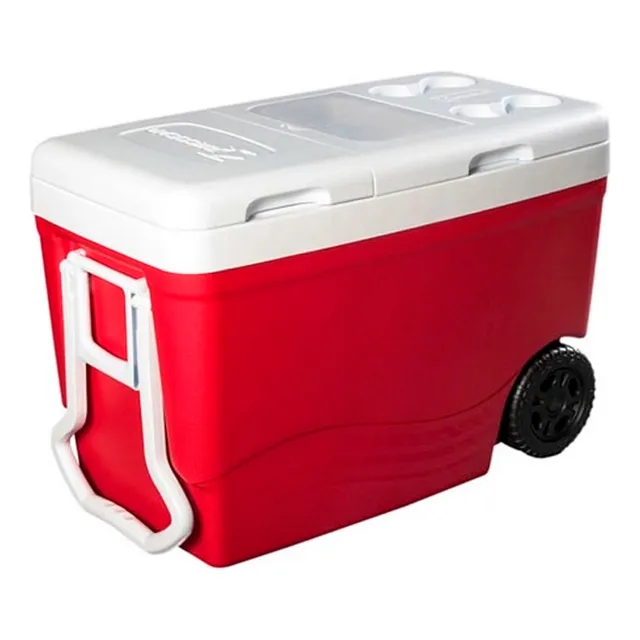 Cava Ice Roller By Split 58 Qts (55 Litros) Rojo Decocar