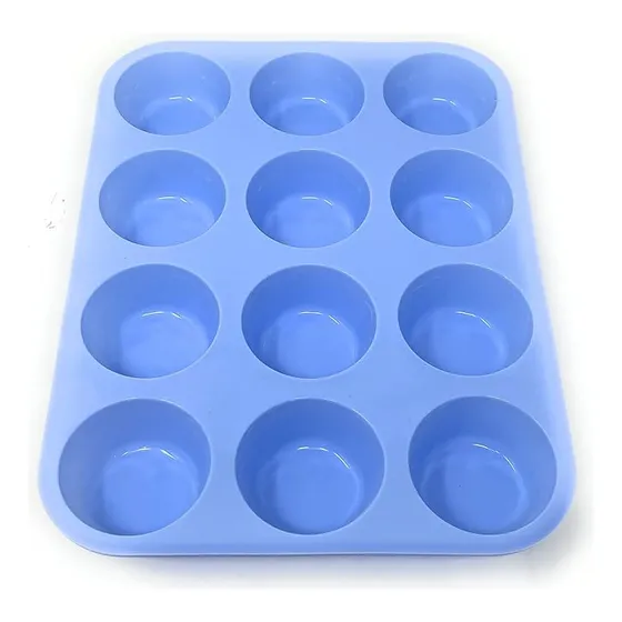 Molde Silicon Cupcake Para Hornear 12ptos