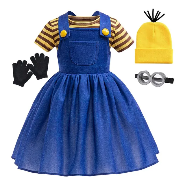 Niñas Fiesta De Disfraces De Halloween Minions Cosplay Disfraces