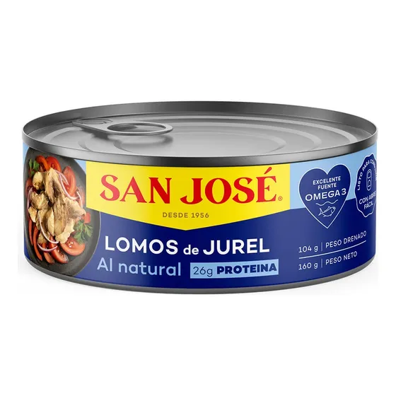 Lomos De Jurel San José Natural 160 G