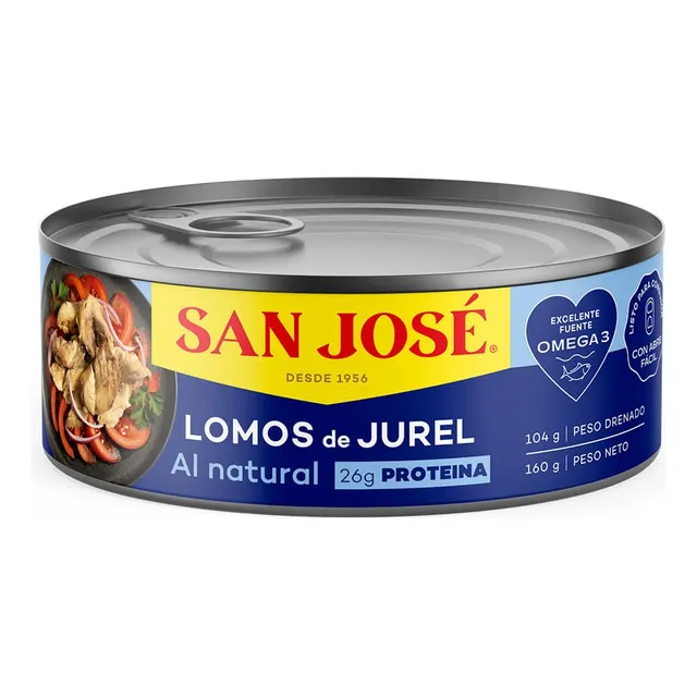 Lomos De Jurel San José Natural 160 G