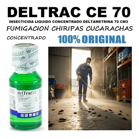 El Mejor Veneno Mata Chiripas Cucarachas Termitas Deltrac 70