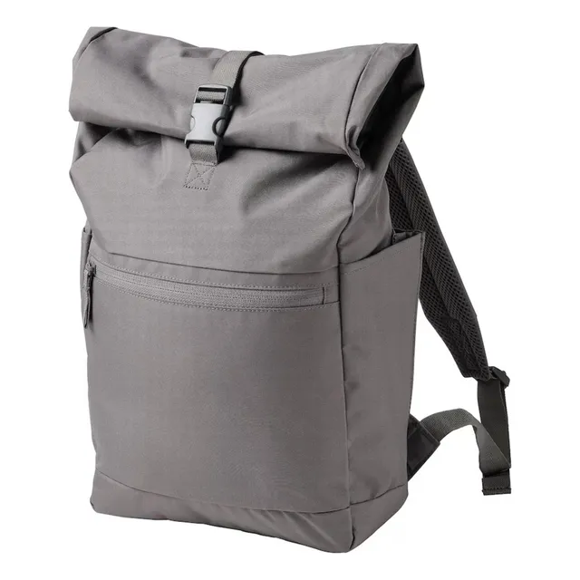 Mochila Valítsa Tu Compañera Perfecta Para Viajes Y Aventura Color Gris oscuro Diseño de la tela Lisa