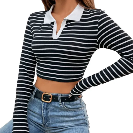 Blusas Casuales De Dama Manga Larga, Blusas Dama