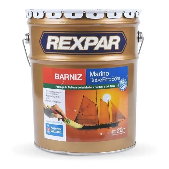 Barniz Marino Rexpar Exterior X 4lts +1 Pincel N 15