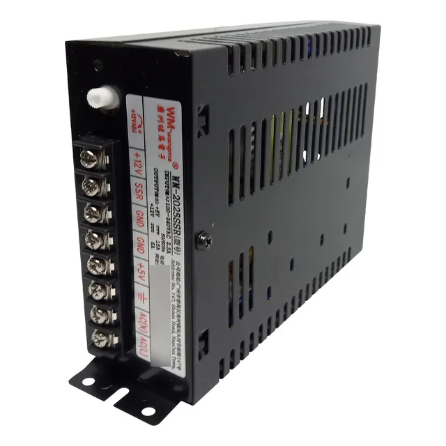 Fuente De Poder Cableado Garage +5 A +12 V 4 Amp Con Ssr