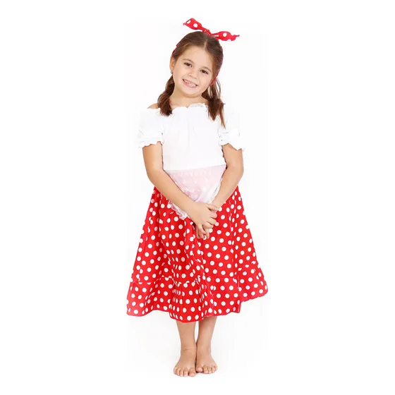 Disfraz Infantil Mulata/negrita Vendedora Nena