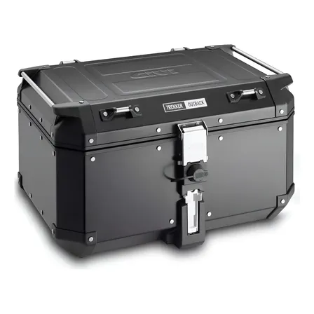 Baú Bauleto Givi Trekker Outback 58l Preto Alumínio