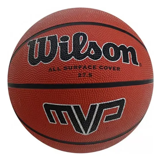 Pelota De Básquet Wilson Mvp 275 All Surface Cover Hule N° 5 Color Orange