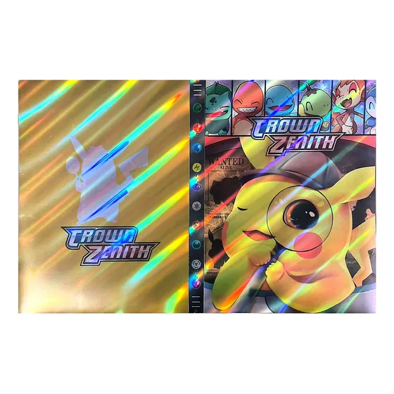 Album Coleccionador Genérico Pokémon Grande 432 Cart Hologra 13 - Trece