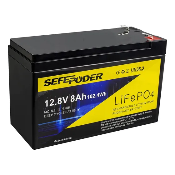 Batería De Litio De Ciclo Profundo Sefepoder 12v 8ah Lifepo4
