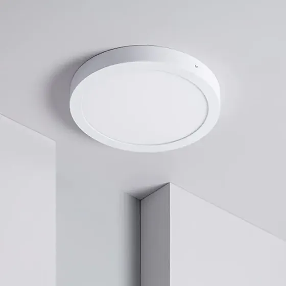 Plafon Techo Foco Sobrepuesto Panel Led Lampara Redondo 18w Luz Blanca Fria | Cuotas sin interés