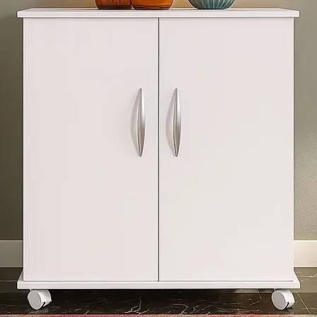 Armário Balcão Para Quarto 2 Portas Multiuso Utensílios Cor Branco