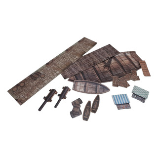 Kit Tiles Objetos Cenårio Navegação D&d - Boardgame / Rpg Kit Tiles Objetos Cenårio Navegação D&d - Boardgame / Rpg