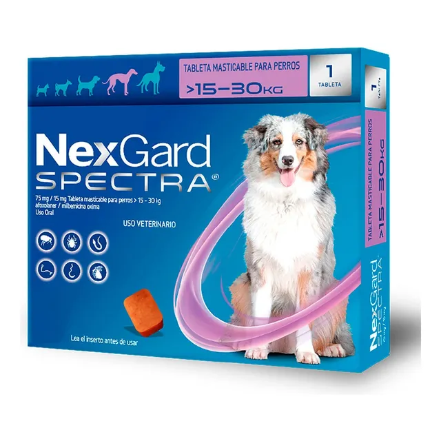 Nexgard Spectra 15-30 Kg Externos E Internos