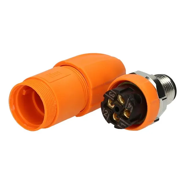 Paquete De 5 Conectores M12 Macho, Marca Ifm Modelo Evc812
