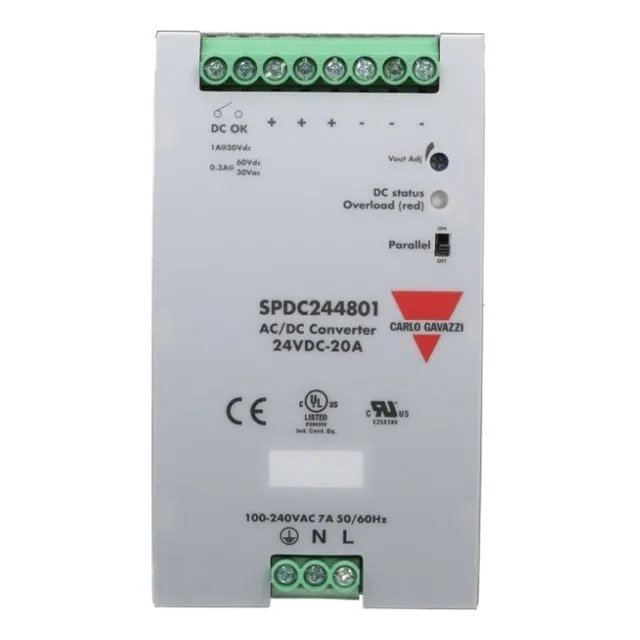 Spdc24480 Fuente De Poder,480w, 24vdc, 20 A Carlo Gavazzi