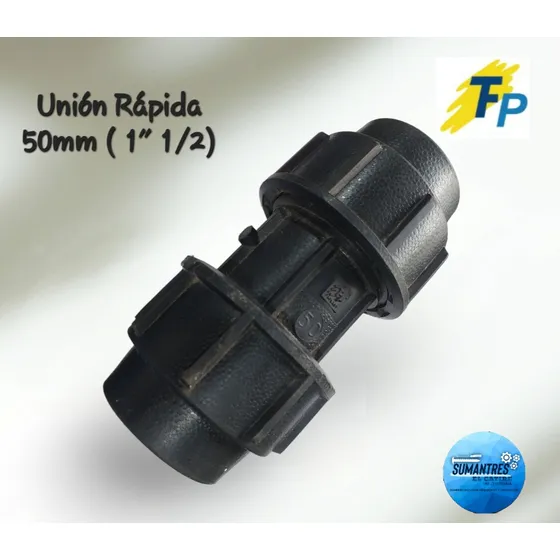 Unión Rápida 50mm 1  1/2 Para Mangueras De Riego