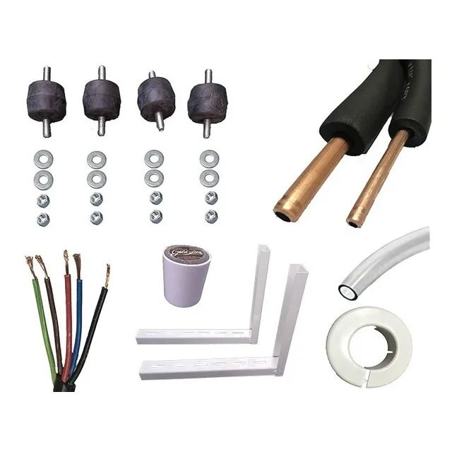 Kit Instalacion Aire Acondicionado Split 1/4  1/2 Con Mensul