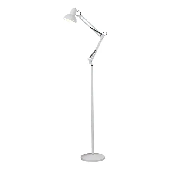 Luminária De Piso Dapon FL0WH-EU Abajur Articulada Pedestal De Chão Cor Branca