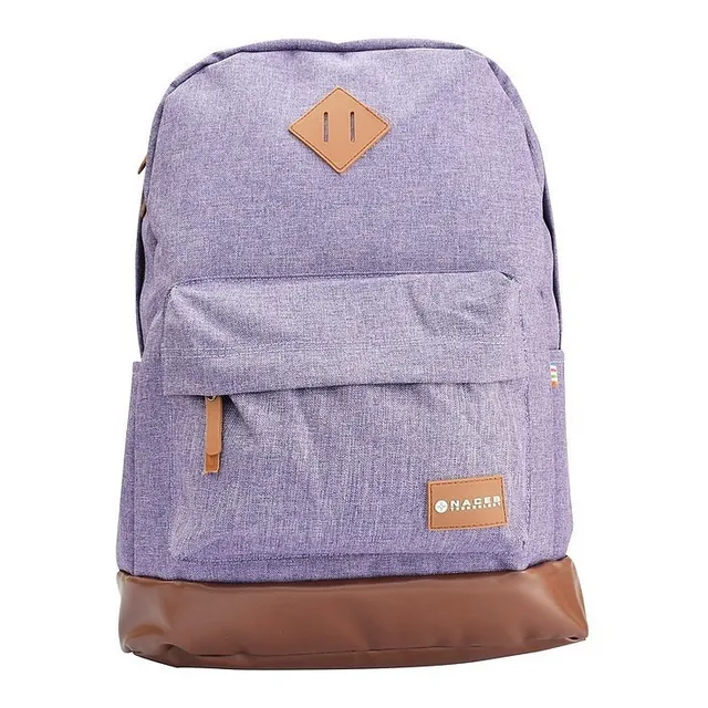 Mochila Para Laptop Naceb Na-0403m Urban Morada /v /v Color Lavanda Diseño de la tela Poliéster