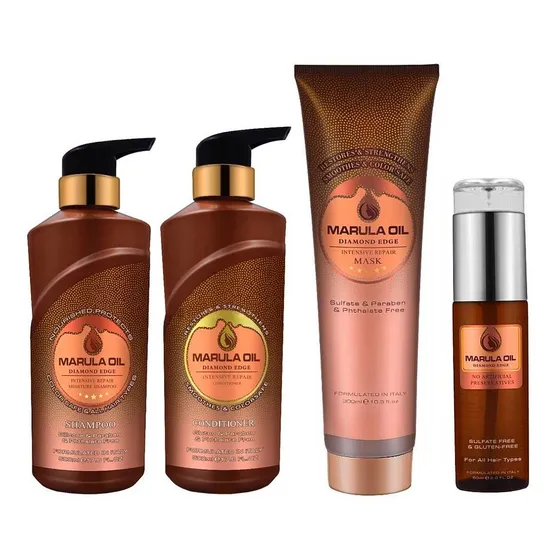 Shampoo + Acondicionador + Mascara + Aceite Marula Oil