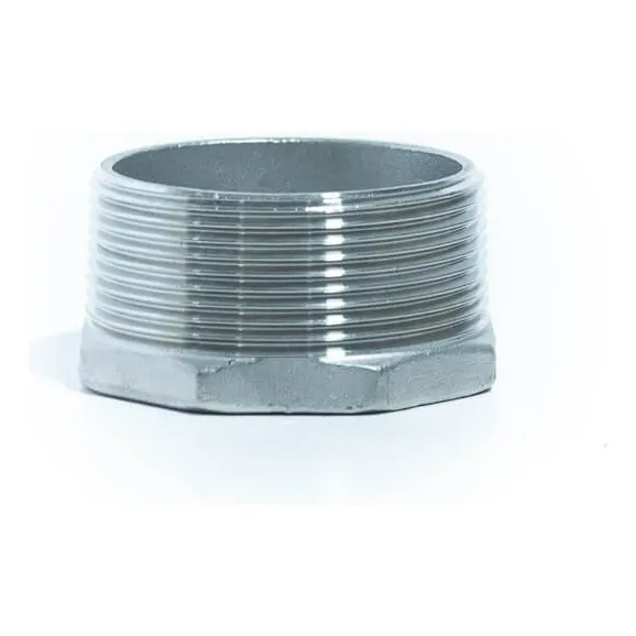 Bucha De Redução Aço Inox 304 Rosca Bsp Ø 2.1/2 X 1.1/2