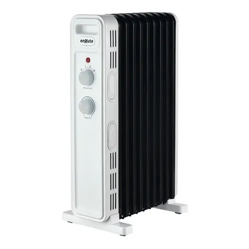 Radiador de aceite Enxuta RAENX991 9 elementos 2000 W termostato color blanco