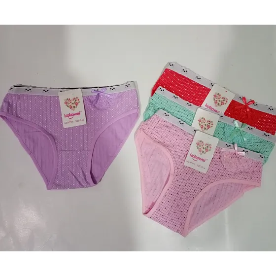 Panty Niña Pantaletas Para Niñas En Algodón Pack 4 Unid