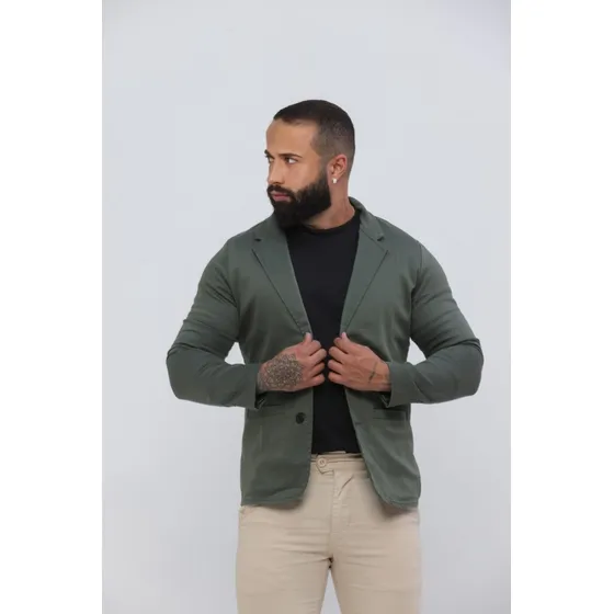 Blazer Masculino Slim Fit Alpha Pronta Entrega