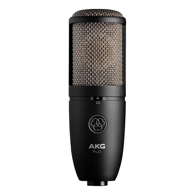Micrófono Condensador Akg P420 Doble Cápsula Rendimiento