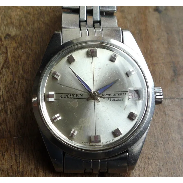 Citizen A Cuerda Acero Antiguo Colección Japones Rar 1519swt