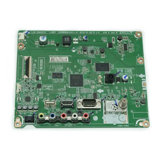 Placa Principal LG 43lw300c 49lw300c Ebu63739401 Ebu63766101