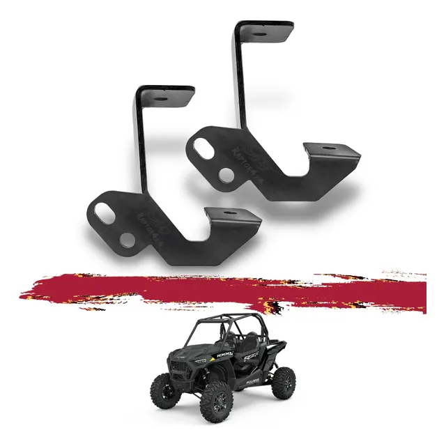 Bases Dobles De Cofre Para Faros Polaris Rzr 1000 Y Turbo