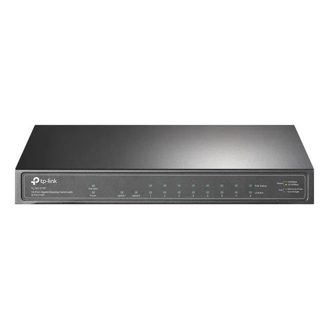 Switch Tp-link Gigabit Ethernet Tl-sg1210p 4000 Entradas /v