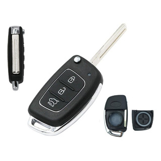 Carcasa Llave Control Para Grand I10 Ix35 3 Botones Carcasa Llave Control Para Grand I10 Ix35 3 Botones