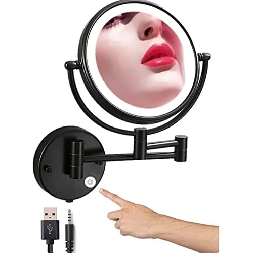 Espejo De Maquillaje Montado En La Pared Con 10x L4b2m