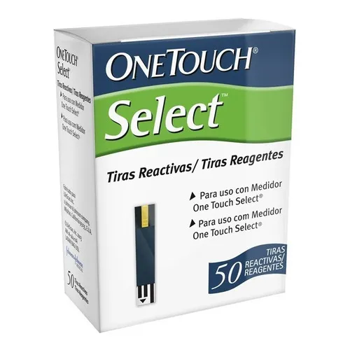 One Touch Select Tiras Reactivas C/50