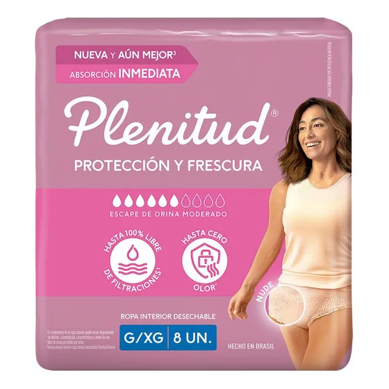 Ropa Interior Plenitud Femme Pants Bombachas G/xg X8