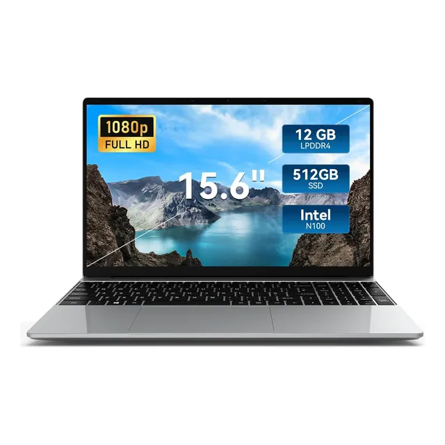 Laptop 15.6 Windows 11, 12gb Ram, 512gb Ssd, Celeron N100