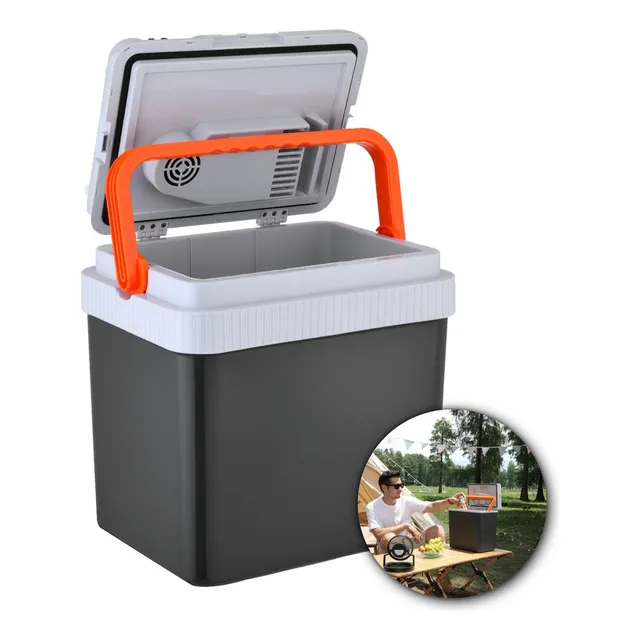 Hielera Electrica Portatil Para Auto / Casa Nevera 20 L Color Negro