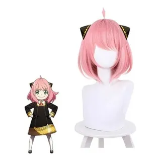 Pelucas Para Mujer Corta Cosplay Anya Forger Spy X Family Pelucas Para Mujer Corta Cosplay Anya Forger Spy X Family