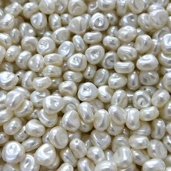 95pcs Miçangas Pérola De Irregular Para Crianças 50g Diâmetro 11 Mm
