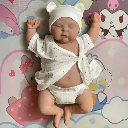 OYESY Muñecas de Bebé Reborn Realistas - 19 pulgadas Cuerpo Suave Muñecas de Recién Nacido Realistas, Hechas a Mano, Lavables, Perfectas para Regalos para Niños OYESY Muñecas de Bebé Reborn Realistas - 19 pulgadas Cuerpo Suave Muñecas de Recién Nacido Realistas, Hechas a Mano, Lavables, Perfectas para Regalos para Niños