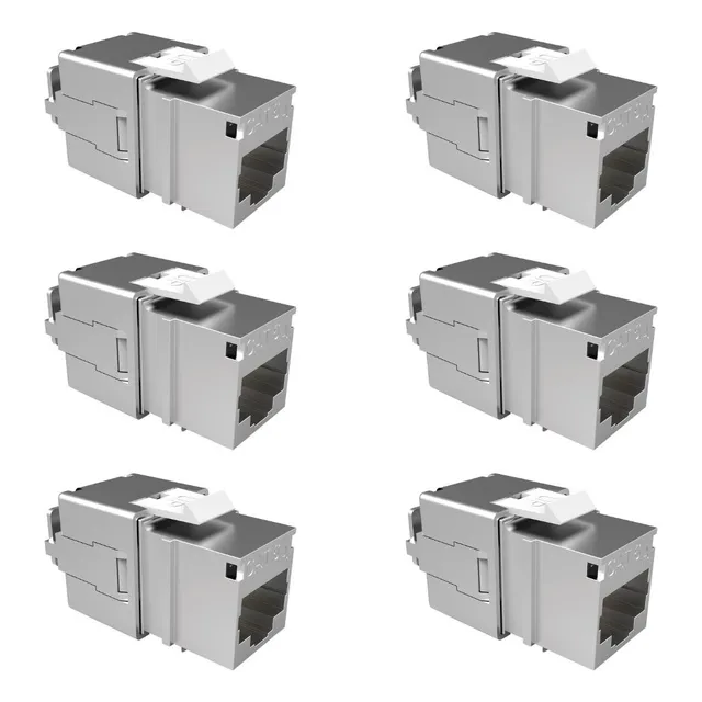 6x Conector Hembra Blindado Furukawa Gigalan Cat.6a