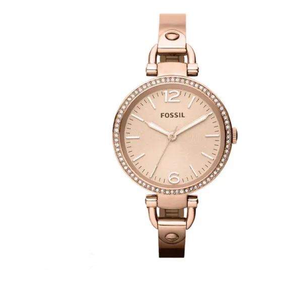 Reloj Fossil Análogo Mujer Dorado Dorado Dorado