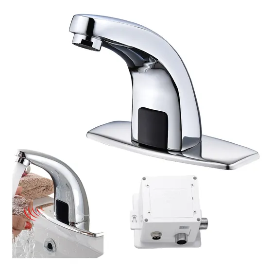 Automática Mezcladora Llave Con Sensor Infrarrojo Grifo Baño