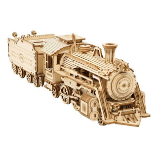 .. Rompecabezas 3d Modelo De Ensamblaje De Tren De Vapor .. Rompecabezas 3d Modelo De Ensamblaje De Tren De Vapor
